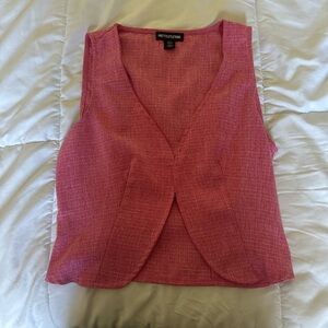 PrettyLittleThing Fuchsia Textured Top